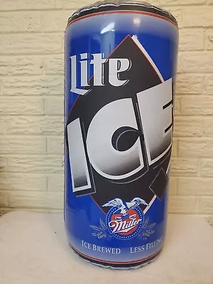 Inflatable Miller Lite Ice Beer Can  25  Tall 11  Wide Stand Up Or Hanging • $23