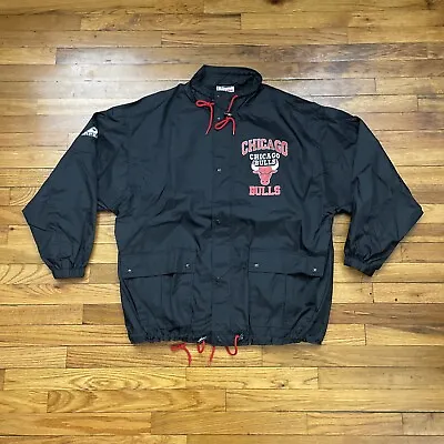 90’s Vintage Apex One NBA Chicago Bulls Windbreaker Jacket Size XL Used VTG • $80