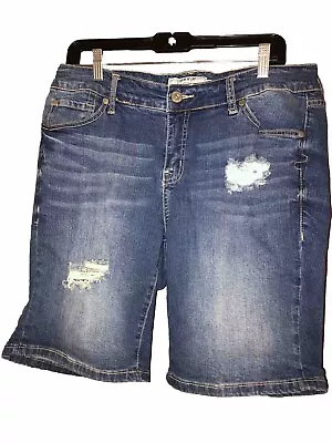 Torrid Distressed Denim Jean Shorts 12 • $8