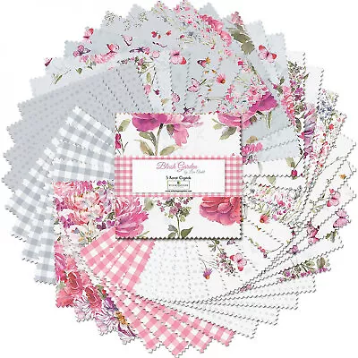 Blush Garden By Wilmington Prints - 5 Karat Crystals / Charm Pack • $12.40