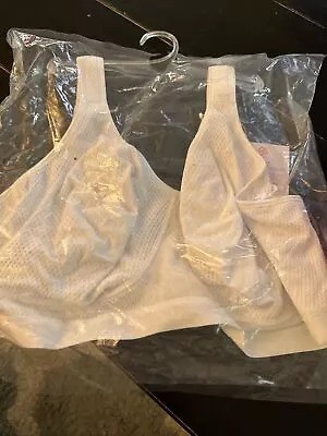 NWT ABC Mastectomy Bra Style 525 Contour Jacquard Wire Free White 48B • $15