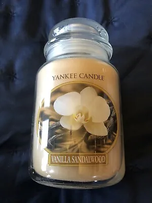 Yankee Candle Large Jar Vanilla Sandalwood 2016 Pour • £34.99