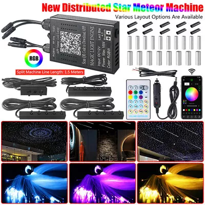 Starlight Headliner Kit 720pc RGBW LED Fiber Optic Strands Shooting Night Galaxy • $134.87