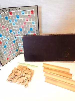 1953 Scrabble Board Game Selchow & Righter COMPLETE • $15