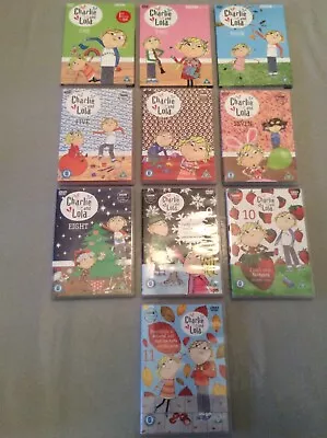 Charlie And Lola DVD’s X 10. 1st2nd3rd Series. No 3 Missing From S1. • £3