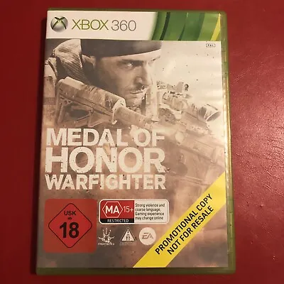 Medal Of Honor Warfighter Xbox 360 - Rare Promotional Copy • $21.88