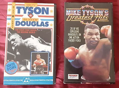 TYSON V DOUGLAS  MIKE TYSON'S GREATEST HITS  Boxing  VHS In Very Good Condition • $7.47