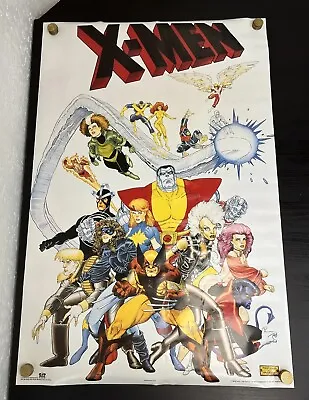 Marvel Comics X-Men Arthur Adams 1987 23x34  Vintage Poster Excellent Condition! • $159