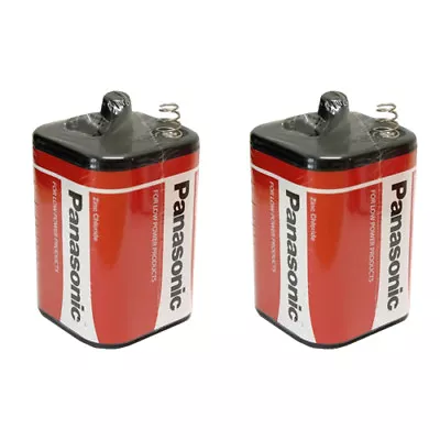 £11.14 • Buy 2 PANASONIC 4R25 6V Batteries 6 Volt 996 PJ996 908 908S Lantern 4R25X 4R25RZ/B