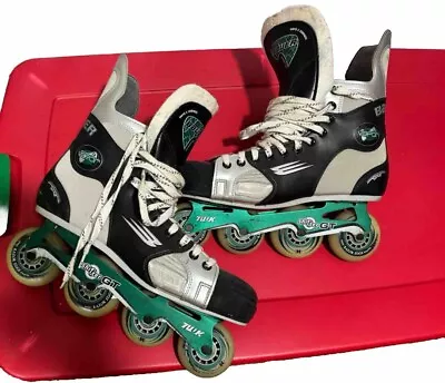 Mens Bauer Vapor Inline Roller Hockey Roller Skates Size 12 Roller Blades Ccm • $199.99