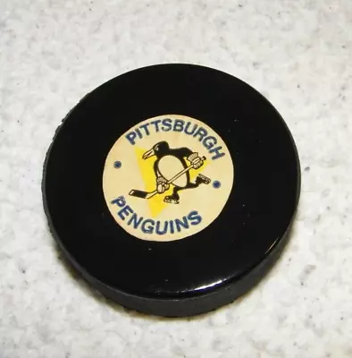 Vintage Viceroy Pittsburgh Penguins Game Hockey Puck Fantastic Condition • $279.99