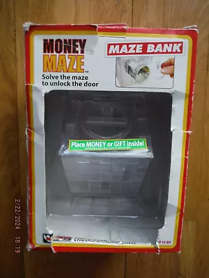 Money Maze Cube Savings Collection Bank Puzzle Toy New Open Box Condition • $12