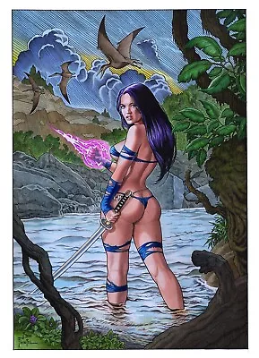 Psylocke Savage Land (11 X17 ) By Joe Pimentel - Ed Benes Studio • $9.99