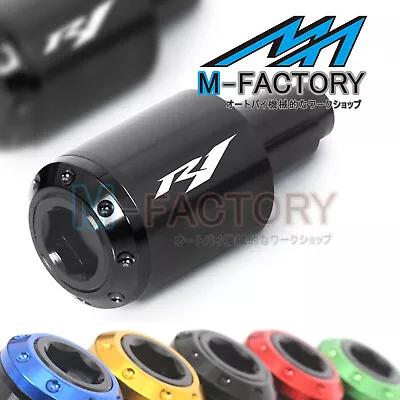 ATOM Billet CNC Bar Ends BLACK For Yamaha YZF R1 06-09 08 07 • $59.92