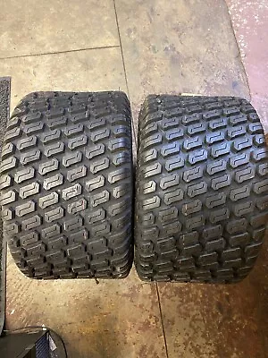 TWO 18/9.50-8 John Deere Lawnmower Golf Cart Turf Tread 4 Ply Tubeless Tires   • $68