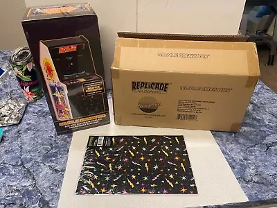 New Wave Toys Replicade “Missile Command” Arcade Game & Bonus Neon Mat • $102.50