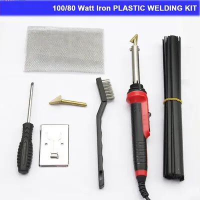 80/100 Watt Iron Plastic Welding Kit Car Bumper Dashboard Kid Repair Welder Tool • $27.85