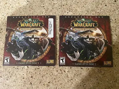 World Of Warcraft Mists Of Pandaria DVD Video Game Disc 1 & Disc 2 Gaming DVD • $12.99