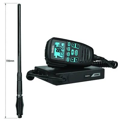 Uniden Uh9060 Uhf Radio + Uniden At970bks 3.0dbi Black Antenna • $548.88