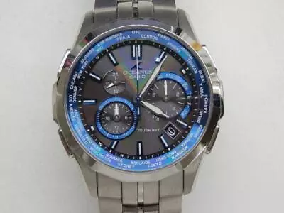 CASIO OCEANUS OCW S1400 1AJF Manta Solar Radio Men's Watch • $304.98