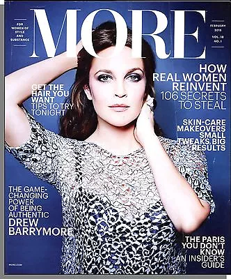 More Magazine - 2015 February - Drew Barrymore Paris Insiders Guide • $9.99