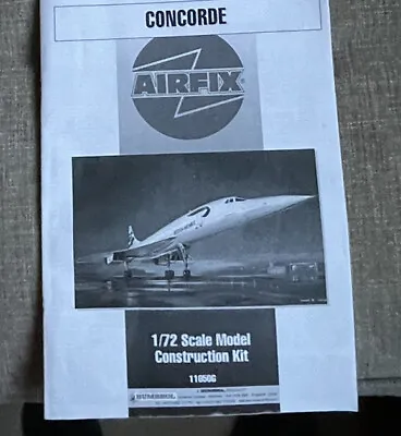 £5 • Buy Instructions Only For Airfix Concorde 1/72 Model Construction Kit 11050G