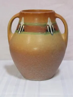 Roseville Pottery Monticello Large Double Handle Vase Outstanding Condition~~ • $695