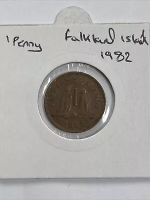 1982 Falkland Island 1 Penny Coin • £4.99