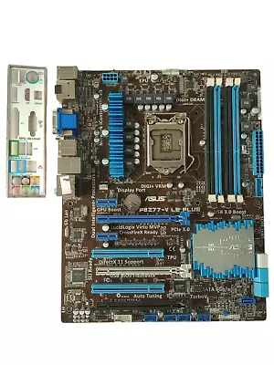 Asus P8Z77-V LE Plus LGA1155 DDR3 ATX Motherboard W/ I/O Shield | Tested Working • $49.99