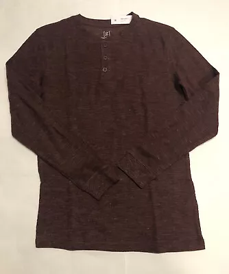 Thermal Henley Shirt Mens Small Red • $16.95