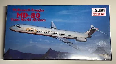 Trans World Airlines MD-80 Minicraft 1/144 Scale Unassembled Kit#14452 In Shrink • $49.99