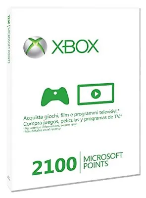 Xbox LIVE 2100 Microsoft Points (Xbox 360) - Game  MWVG The Cheap Fast Free Post • £28.98