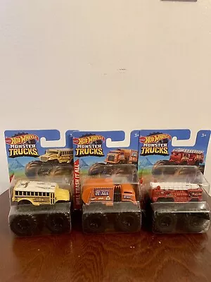 Hot Wheels Mini Monster Trucks Will Trash It All-5 Alarm-Too S’Cool • $5.99