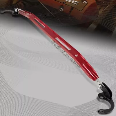 For 1988-2000 Honda Civic/CRX Front Upper Red Aluminum Tower Strut Bar Arm • $55.99