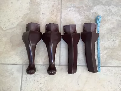 Queen Anne Legs 2x Front & 2 Tapered Back Legs Complete Set. • £15