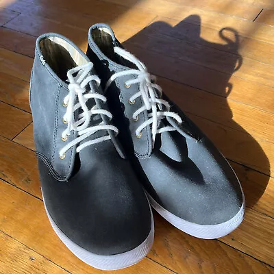 Keds Chukka Canvas Sneaker M 10 Charcoal Gray - Faded Black Never Worn • $22