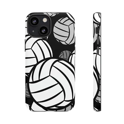 Volleyball Phone Case Pattern Print Volleyball Player Gift Black And White • $29.99
