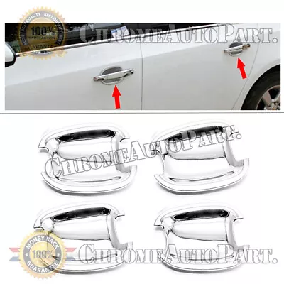 Chrome Side Door Handle Bowl Cover Trim 4pcs For Chevrolet Malibu 2013 - 2015 • $15.03