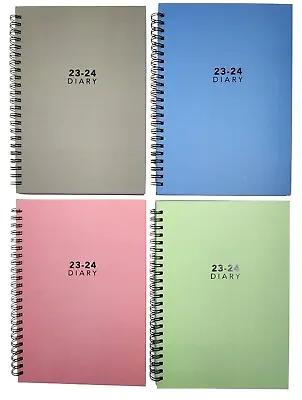 £4.99 • Buy 2023-2024 A5 Week To View Academic Diary Hardback Flexi Student Teacher Diary