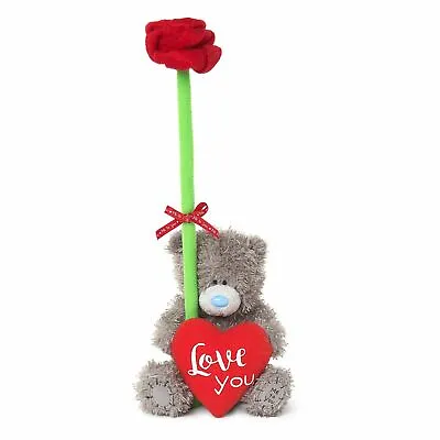 Me To You Valentines Tatty Teddy Bear With Fabric Rose - New In Presentation Box • £11.99