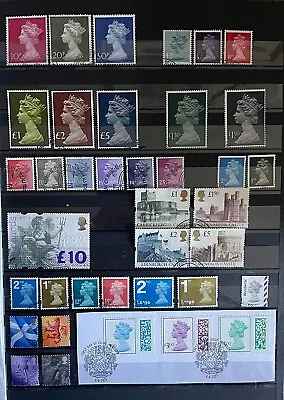 GB Machin Definitive Fine Used Sets 1970 To 2022 - Multiple Listings • £1.25