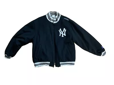 New York Yankees Mitchell And Ness Wool Flight Reversible M&N Vintage Jacket • $290