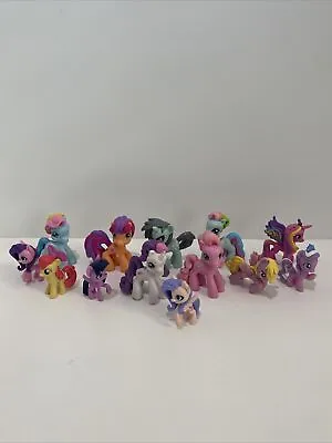 My Little Pony  MLP  Lot Of 13 Colorful Assorted Mini Figures Blind Bags Hasbro • $15.86