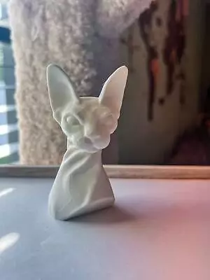 Sphynx Cat Bust | 3D Printed Sculpture • $8.99