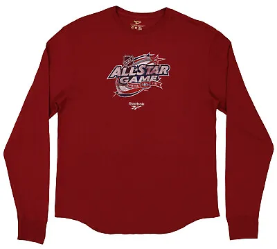 NHL Mens Montreal Canadiens All-Star Game 2009 Long Sleeve Thermal Shirt Red • $9.99