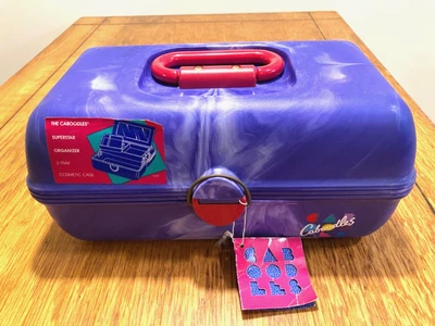 $30 • Buy Caboodle Case Jewelry NOS Crafts Storage Mirror Tiers With Original Tags Vintage