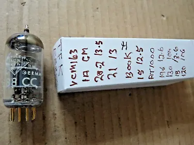 Telefunken Diamond  Bet  Pins  E88CC 6922 H USED Valve Tube AT1000 Tested JUL19K • £90
