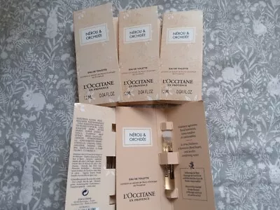 L'OCCITANE Travel Size Minis Neroli & Orchidee Eau De Toilette 1.2ml X 5... • £9.95