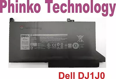 NEW Original Battery For Dell Latitude 12 7000 7280 7480 Series DJ1J0 PGFX4 42Wh • $70