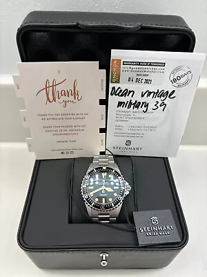 Steinhart Ocean Vintage Military 39 • $202.50